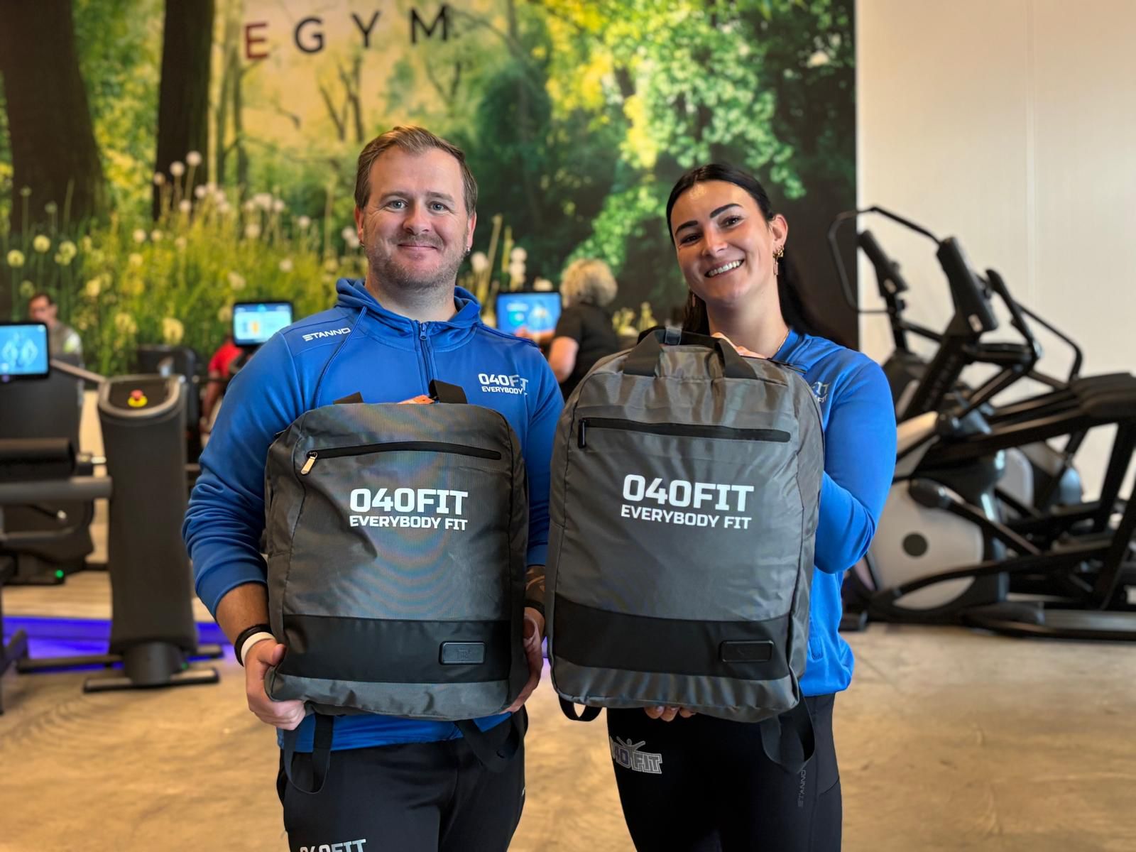 Gary en Jill met de 040FIT sporttas